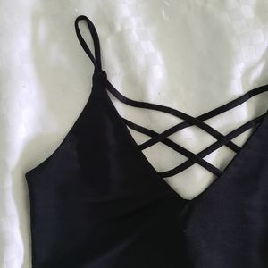 Forever 21 Front Cage Crop Top